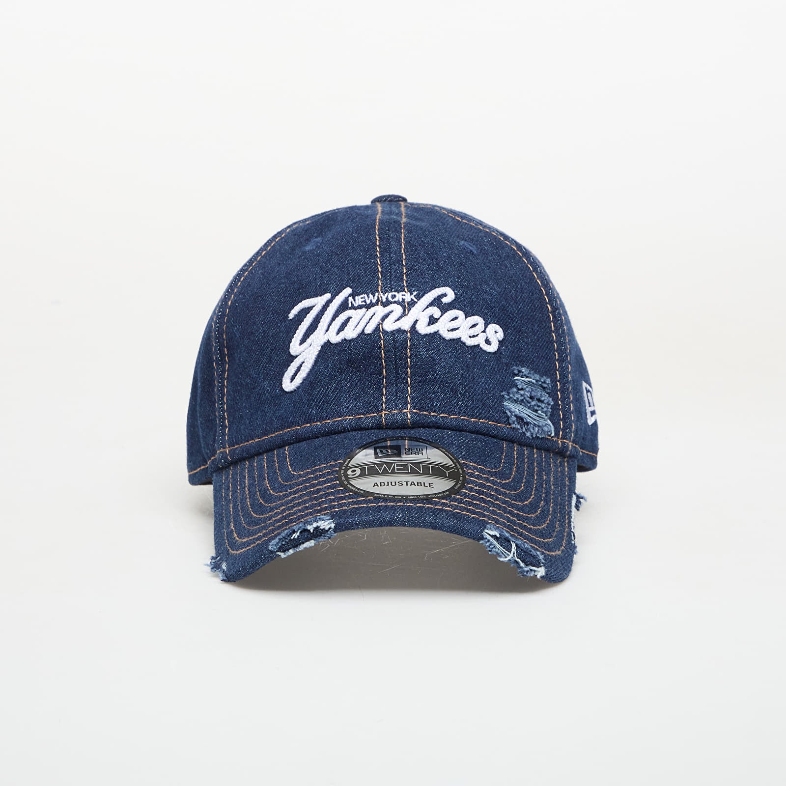 Caps New Era 9TWENTY MLB Denim Distress New York Yankees Navy