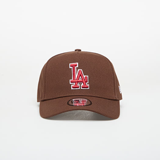 Hette New Era 9FORTY Aframe Mlb Outline Script Los Angeles Dodgers Brown