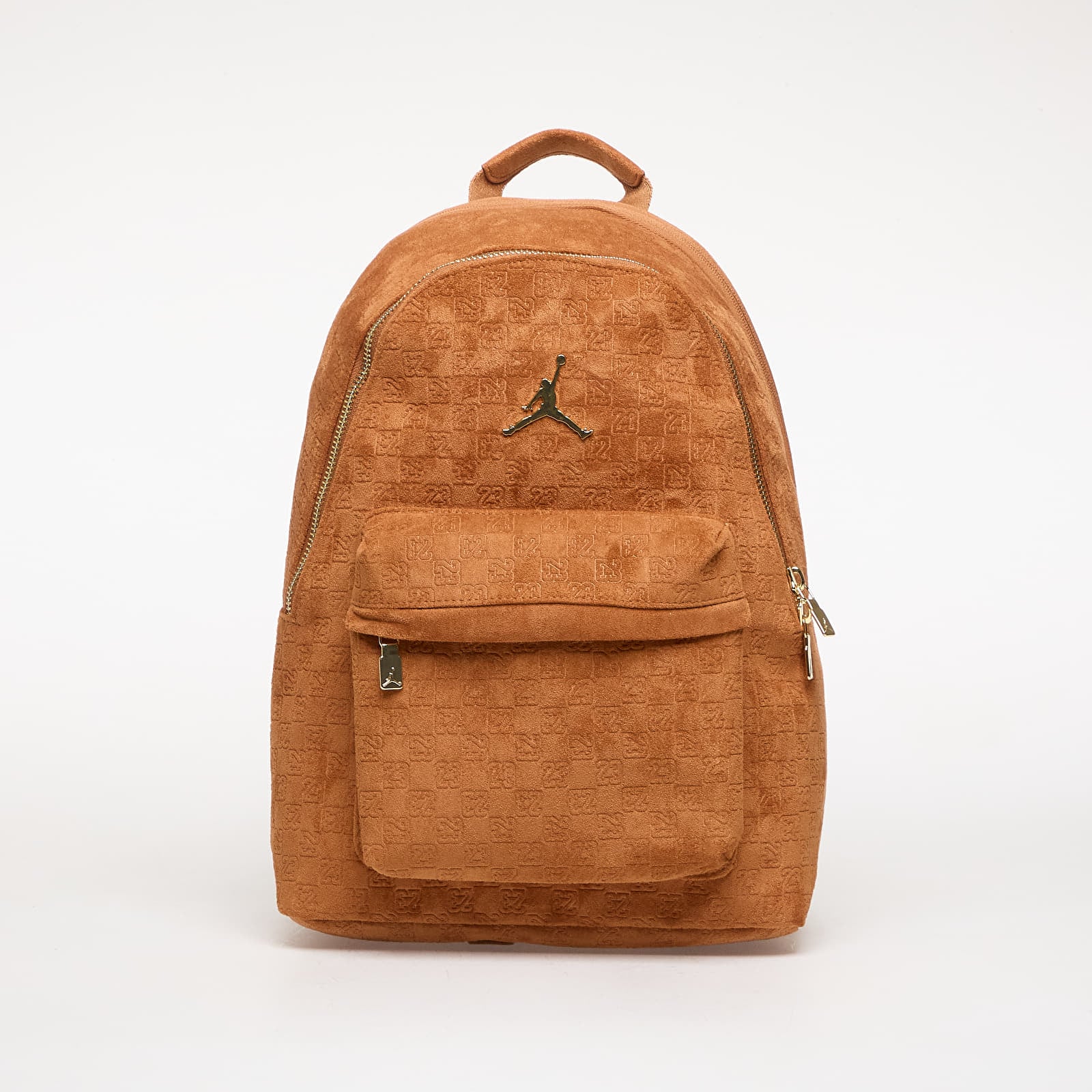 Rucksäcke Jordan JAM Suede Monogram Backpack Cognac
