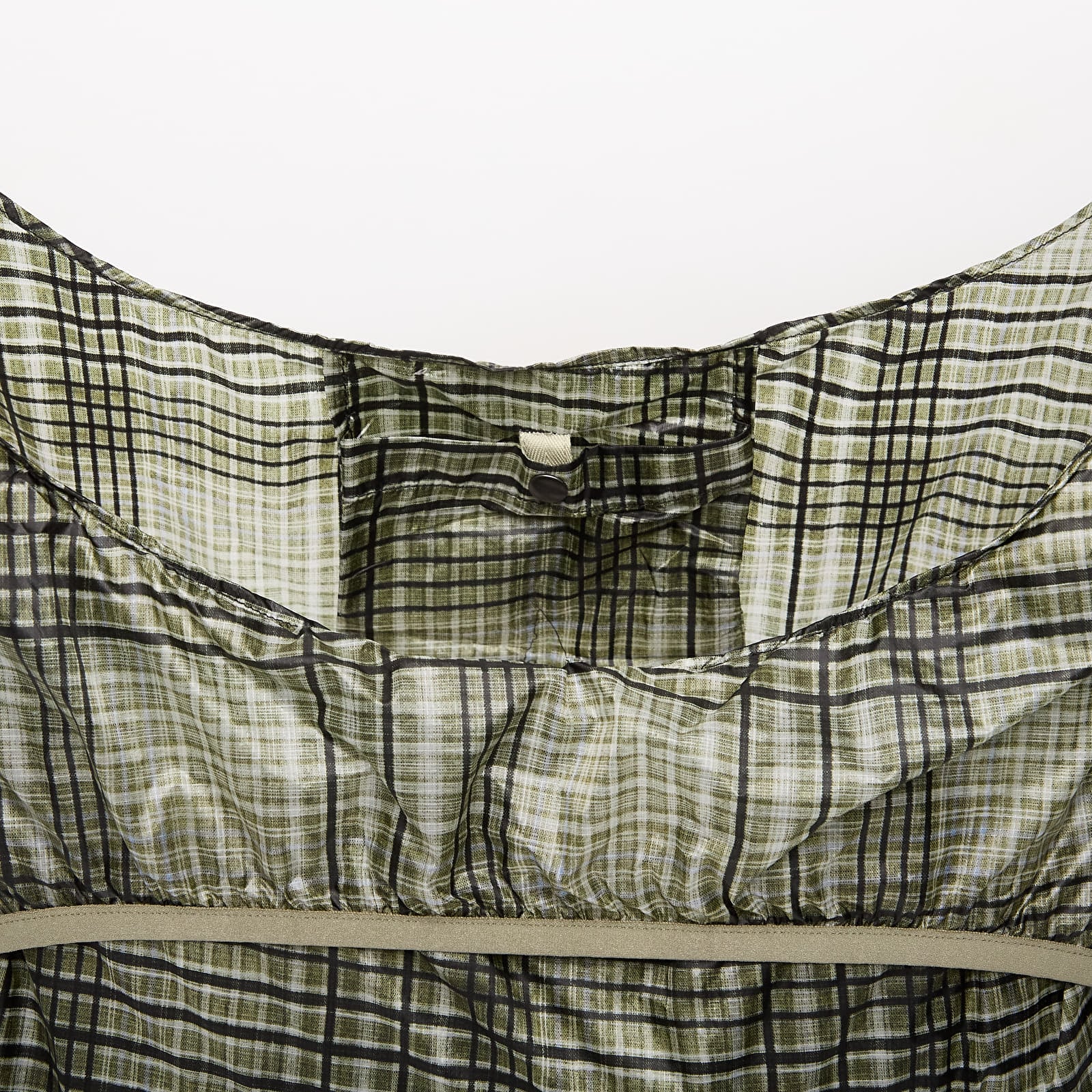 Men's Shoulder Bags ROA LAKI Packable Knot Bag Black/ Green