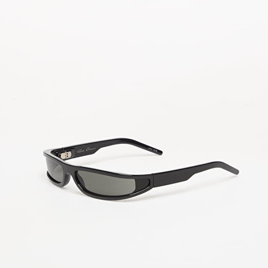 Rick Owens DRKSHDW Sunglasses Fog Black Temple/ Black Lens | Footshop