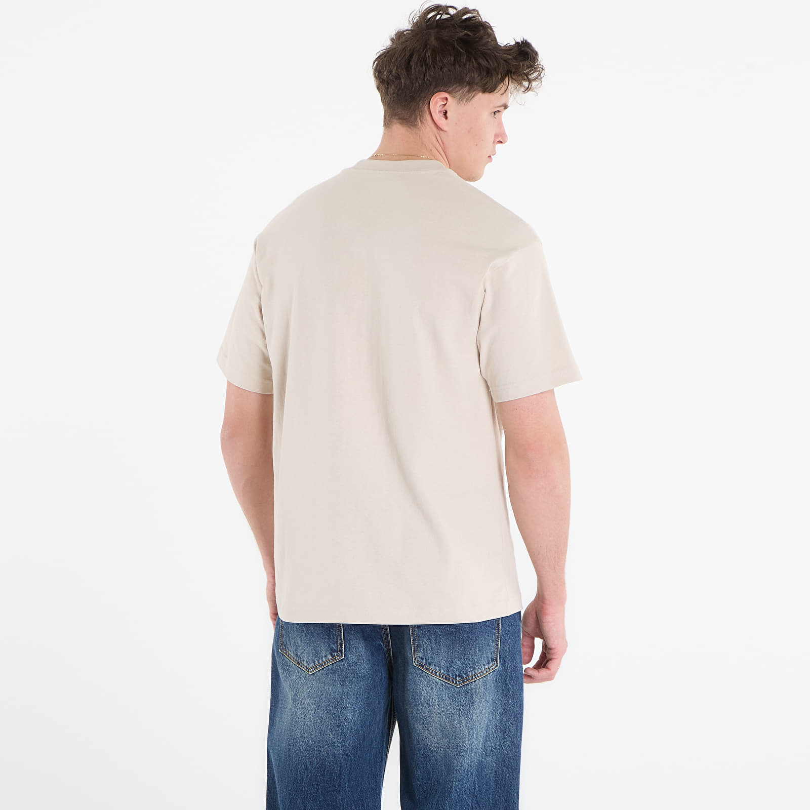 Magliette da uomo Vans Left Chest II Loose SS T-Shirt Oatmeal