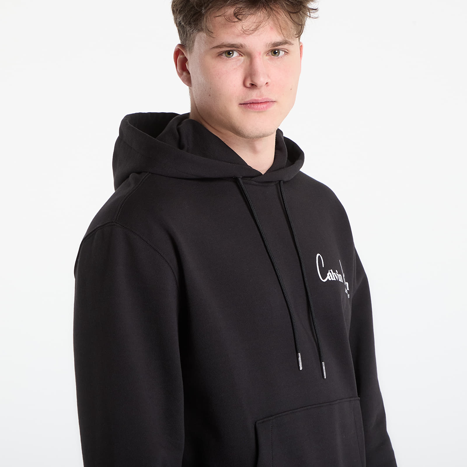 Hoodies für Männer Calvin Klein Jeans Eu 350Terry Ck Graphic Hoodie Black