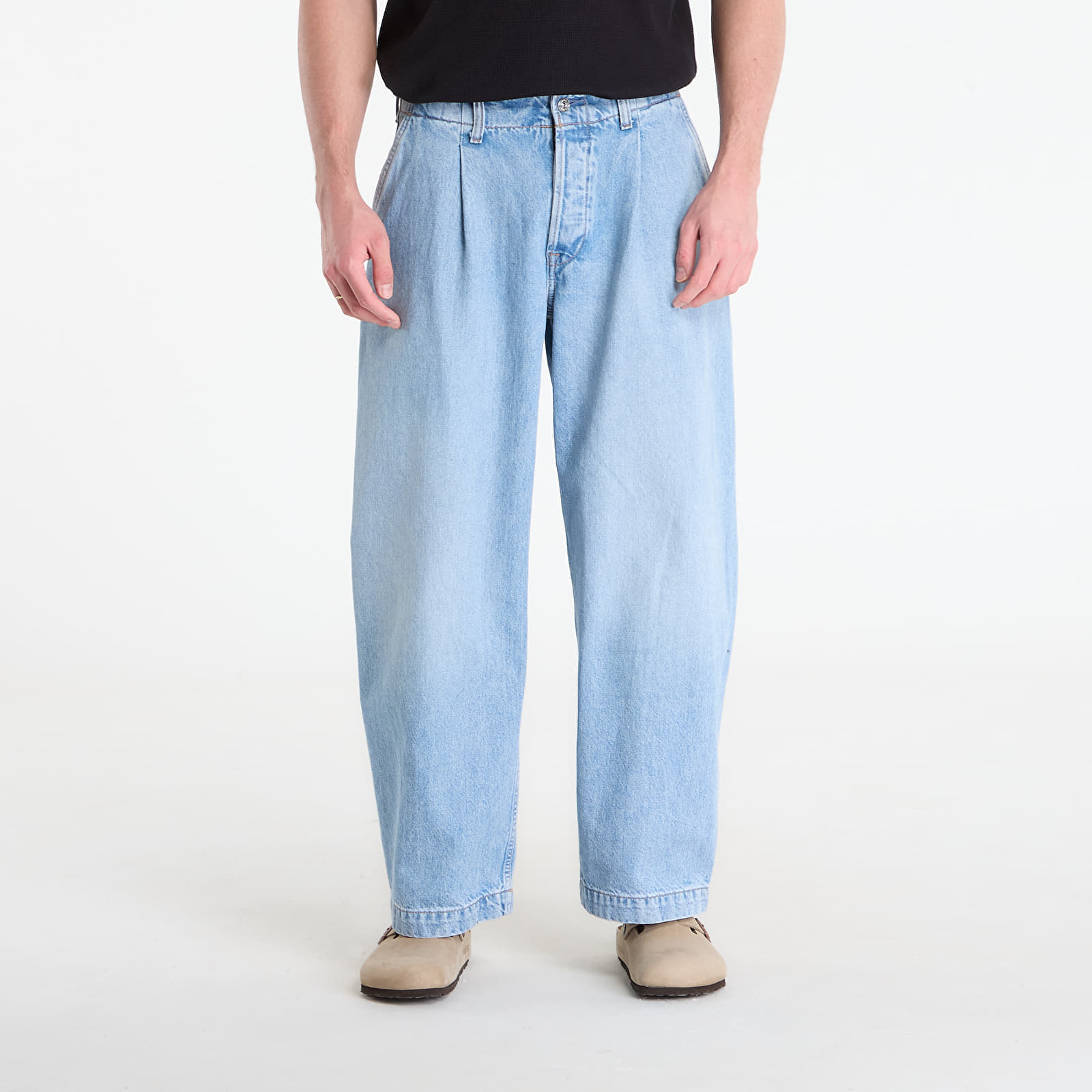 Дънки Calvin Klein Jeans Barrel Morning Fog Trouser Morning Fog W32/L32
