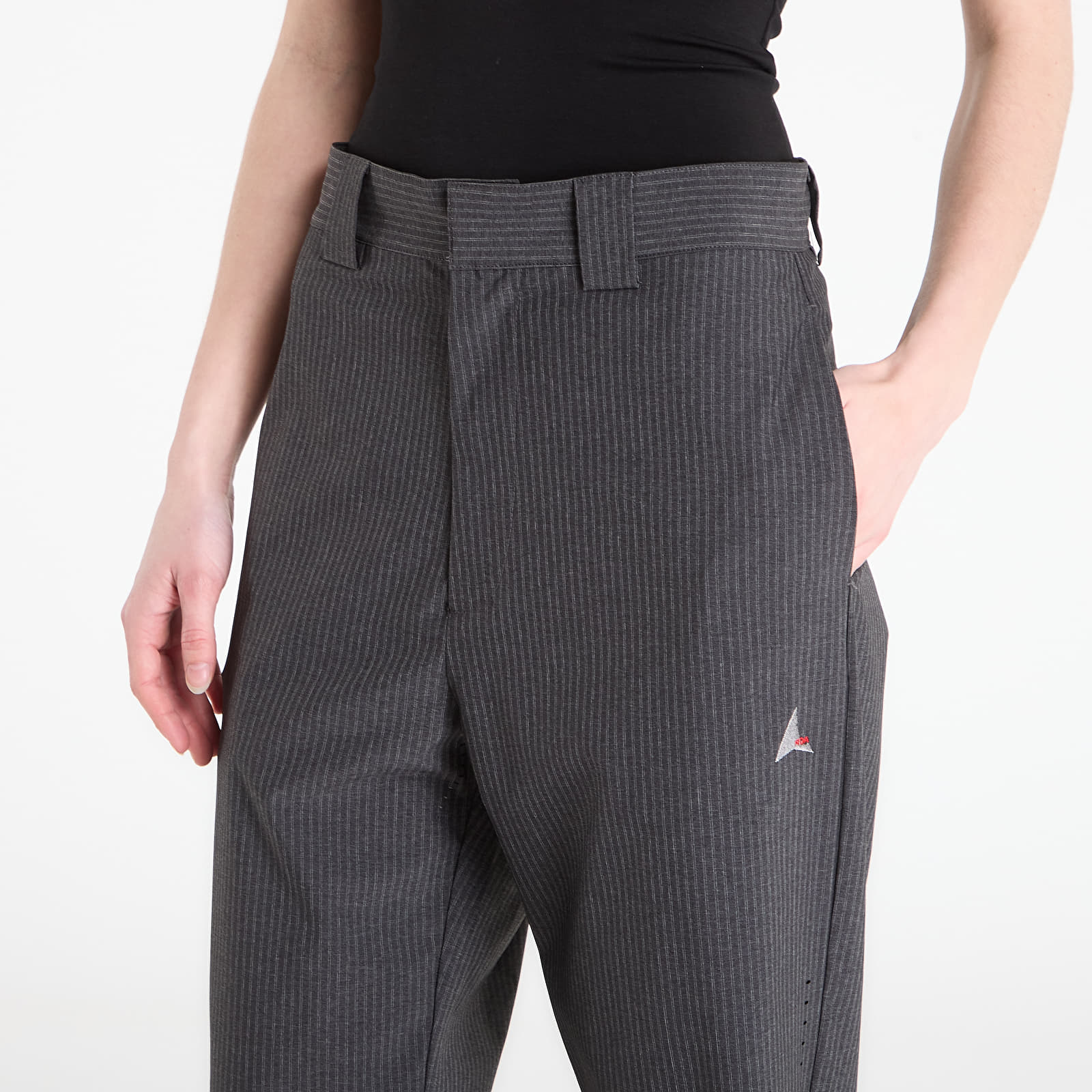 Moške hlače ROA Numb Pinstriped Packable Pants Black