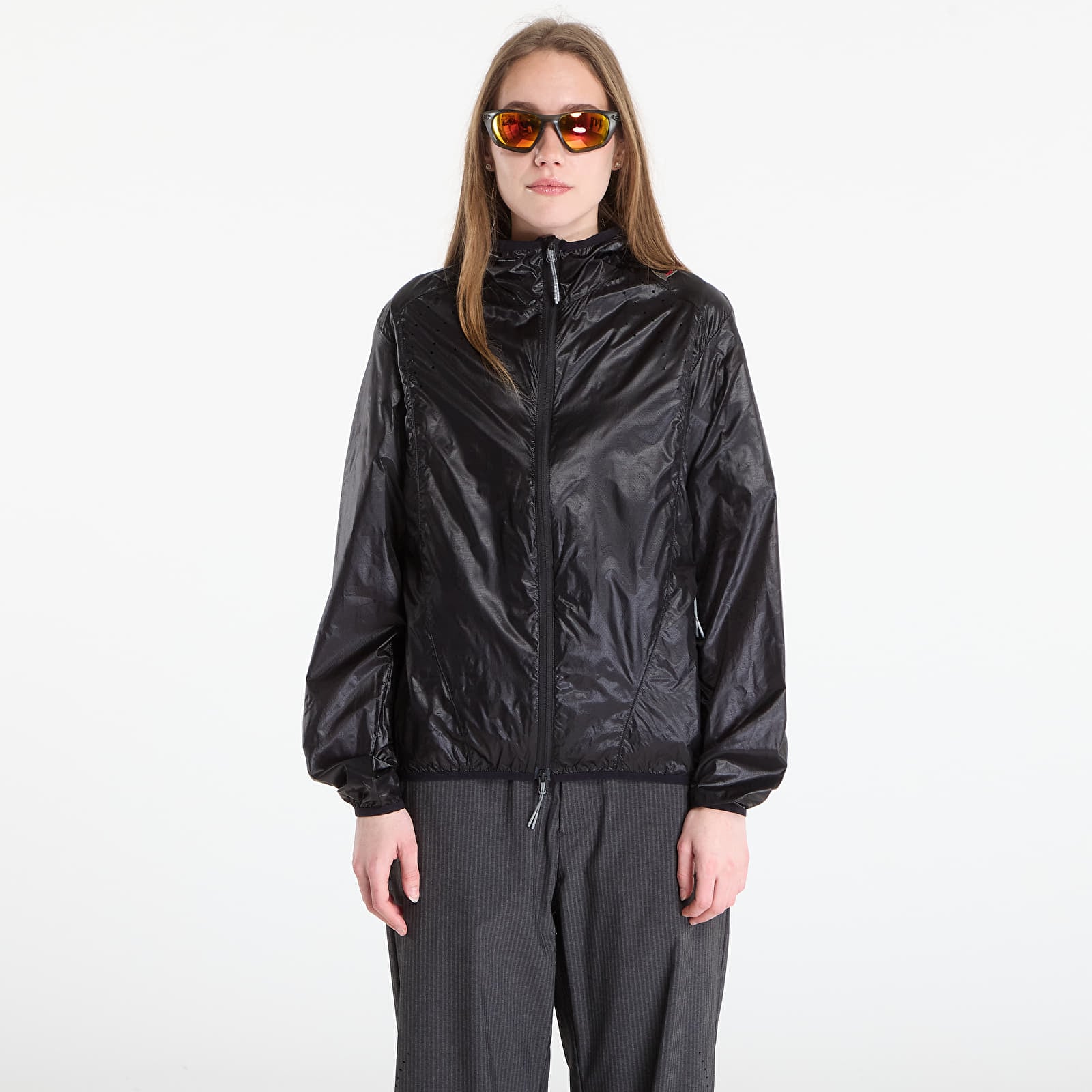 Miesten takit ROA Hue Packable Wind Jacket Black