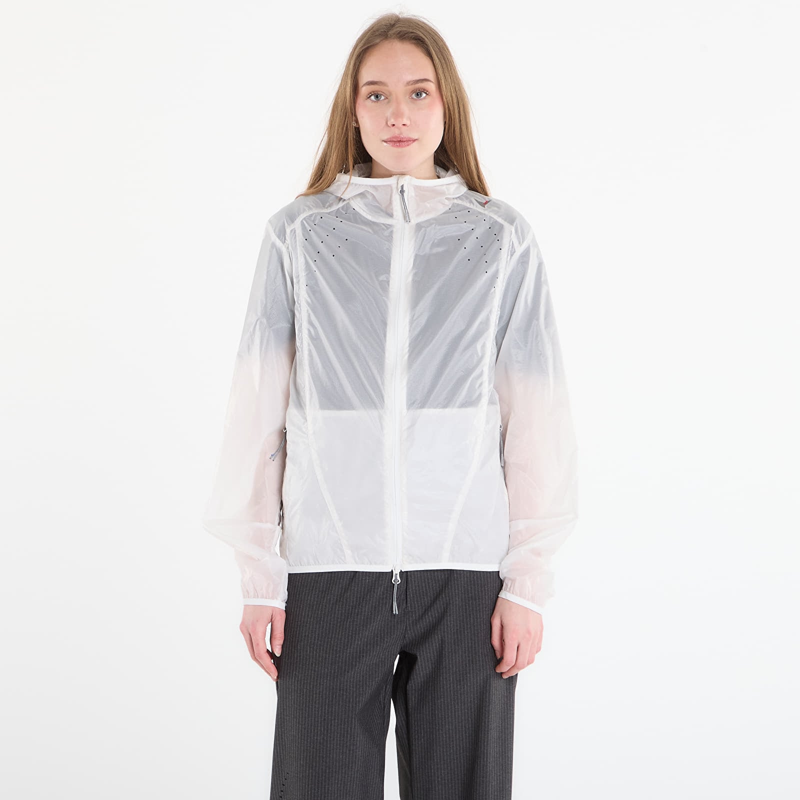 Miesten takit ROA Hue Packable Wind Jacket White