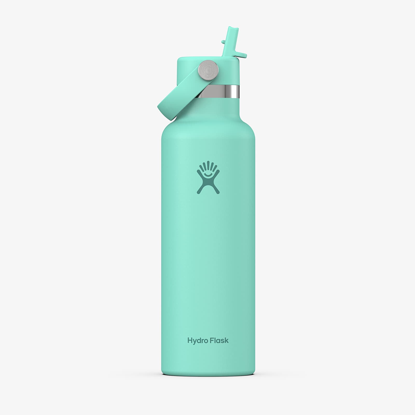 Garrafas de bebida Hydro Flask 621ml Standard Flex Straw Cap Mermaid Green