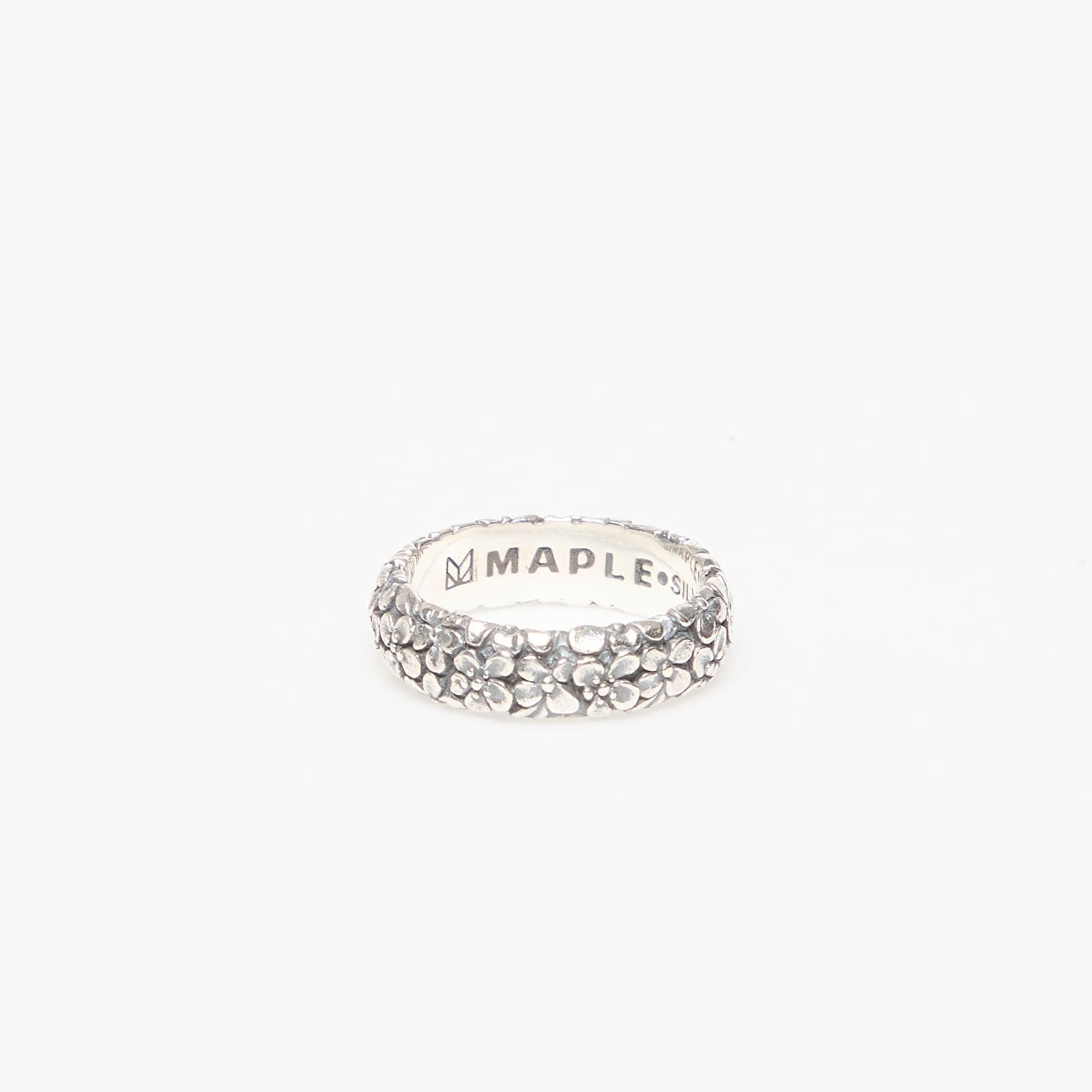 Inel MAPLE Floral Band Silver 925 7