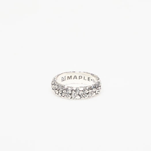 Prsteň MAPLE Floral Band Silver 925