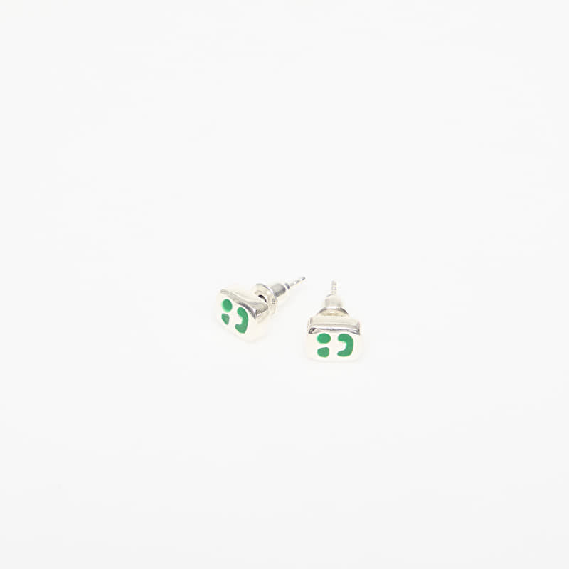 Fülbevalók MAPLE Smiley Earrings Silver 925