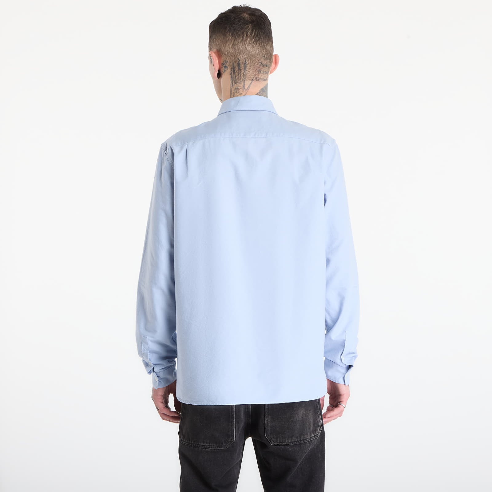 Shirts FRED PERRY Oxford Shirt Light Smoke