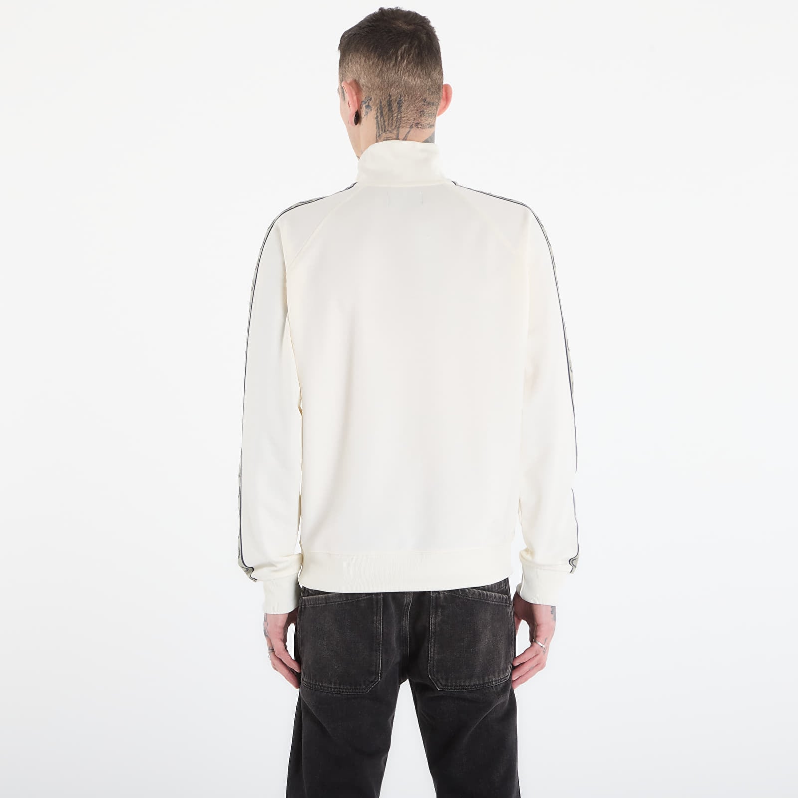 Hættetrøjer og sweatshirts FRED PERRY Contrast Tape Track Jacket Ecr/ Nvy/ Seagrss