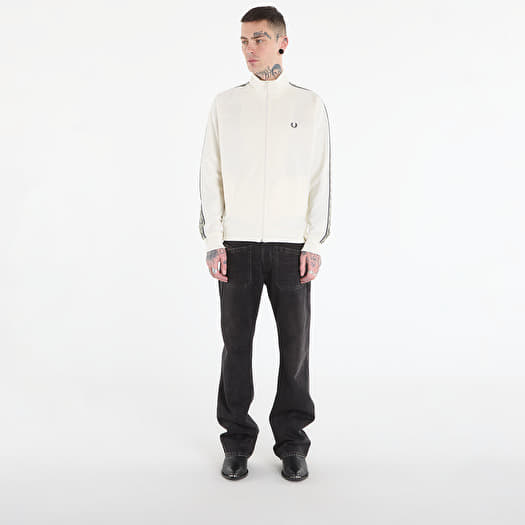 FRED PERRY Contrast Tape Track Jacket Ecr/ Nvy/ Seagrss | Footshop