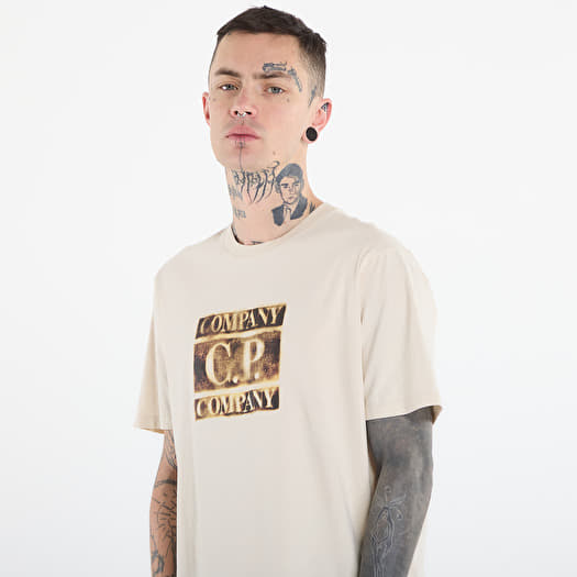 トップス @dCP1hCARm17598 C.P. Company Short Sleeve Frozen Dew/ White | Footshop