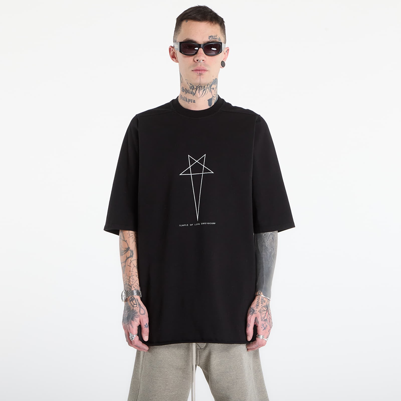 Tricou Rick Owens DRKSHDW Jumbo Ss T-Shirt Black/ Milk S
