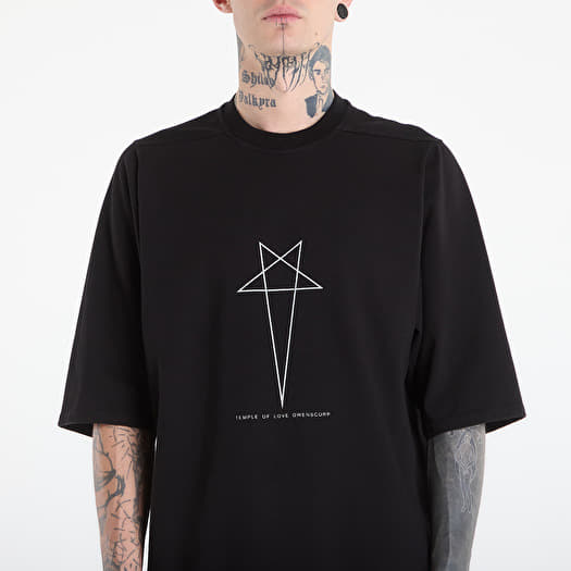 T-shirts Rick Owens DRKSHDW Jumbo Ss T-Shirt Black/ Milk
