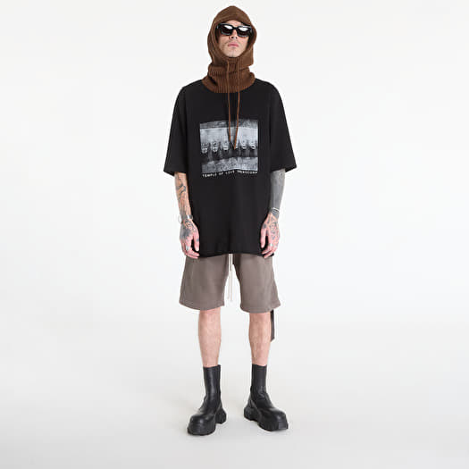 Men's T-shirts Rick Owens DRKSHDW Jumbo Ss T-Shirt Black/ Milk