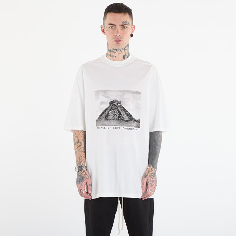 T-shirt Rick Owens DRKSHDW Jumbo Ss T-Shirt Milk/ Black