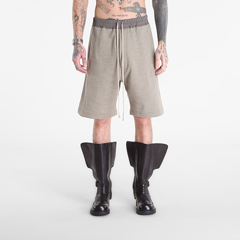 Pantaloncini Rick Owens DRKSHDW Wide Pusher Shorts Grey Melange