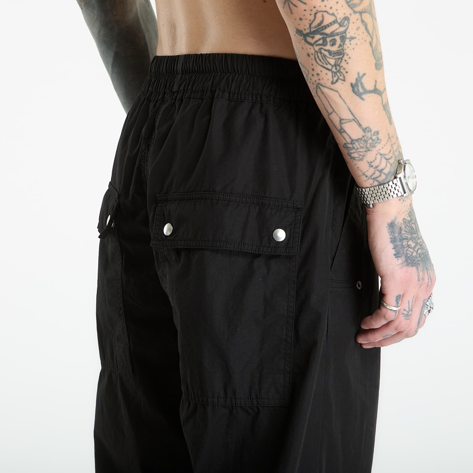 Hosen für Männer Rick Owens DRKSHDW Geth Belas Pants Black