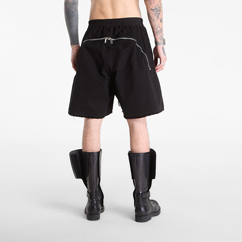 Rick Owens DRKSHDW Long Boxers Butt Zip Shorts Black | Footshop