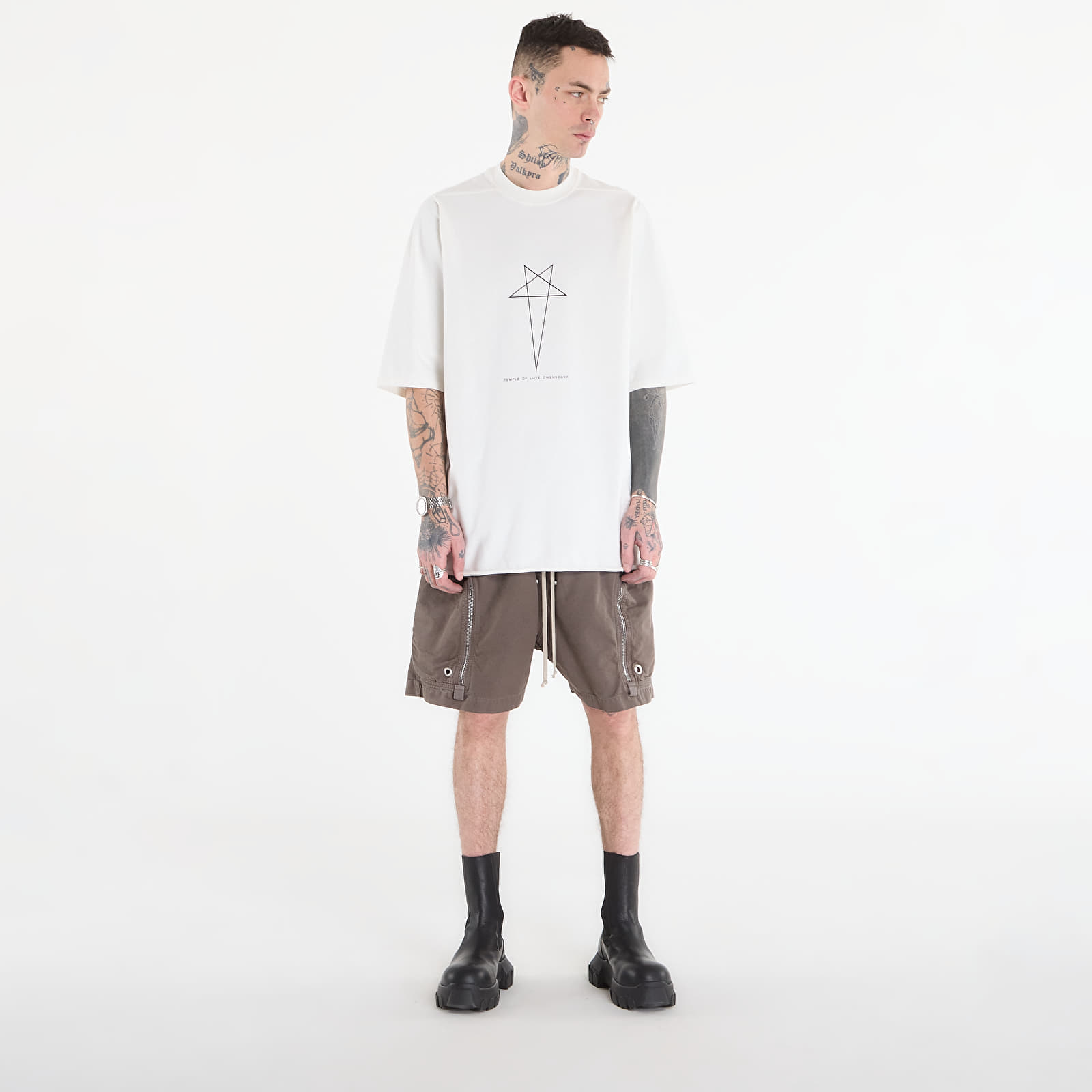 Ανδρικά σορτς Rick Owens DRKSHDW Bauhaus Pods Shorts Dust