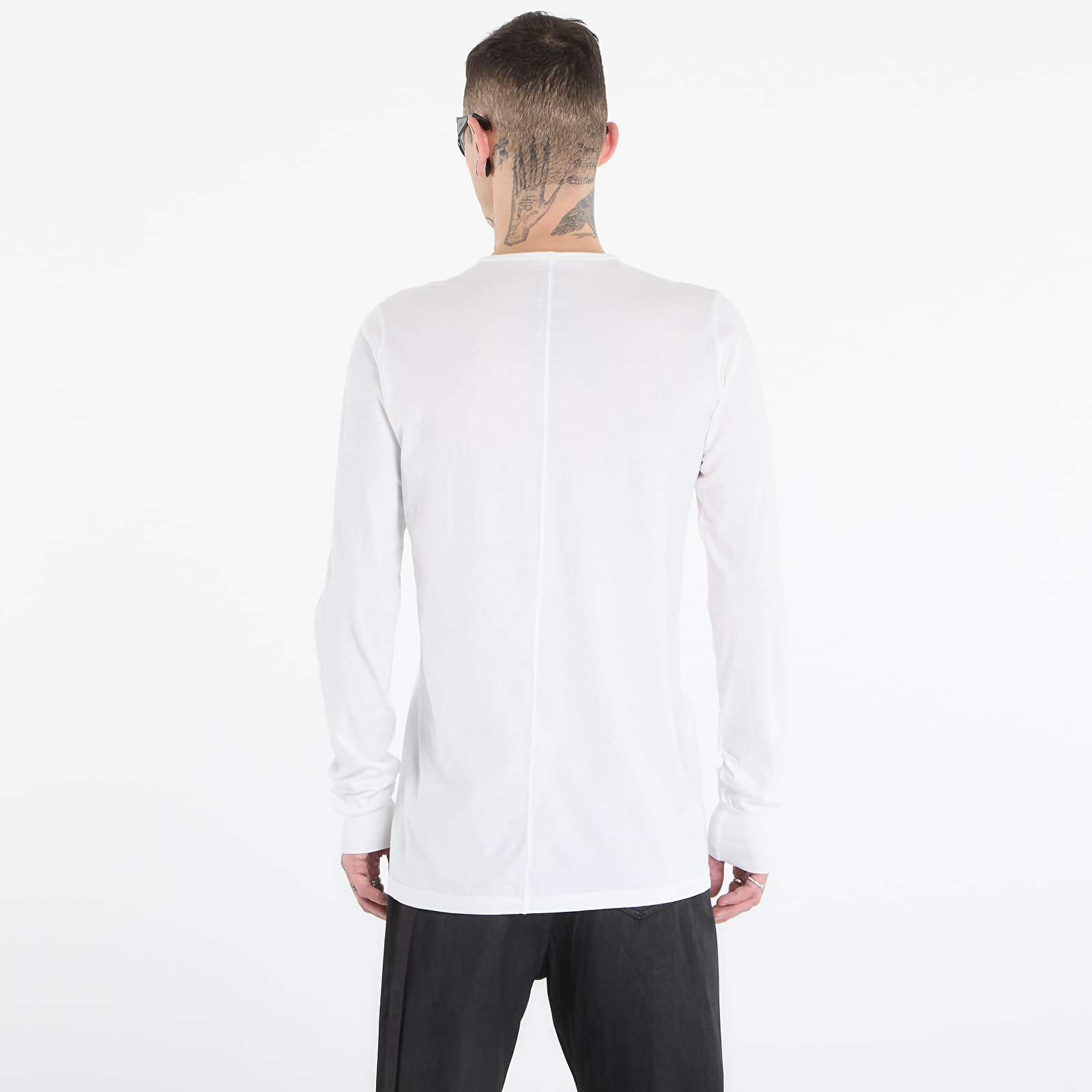 Männer T-Shirts Rick Owens DRKSHDW Level Ls T-Shirt Milk