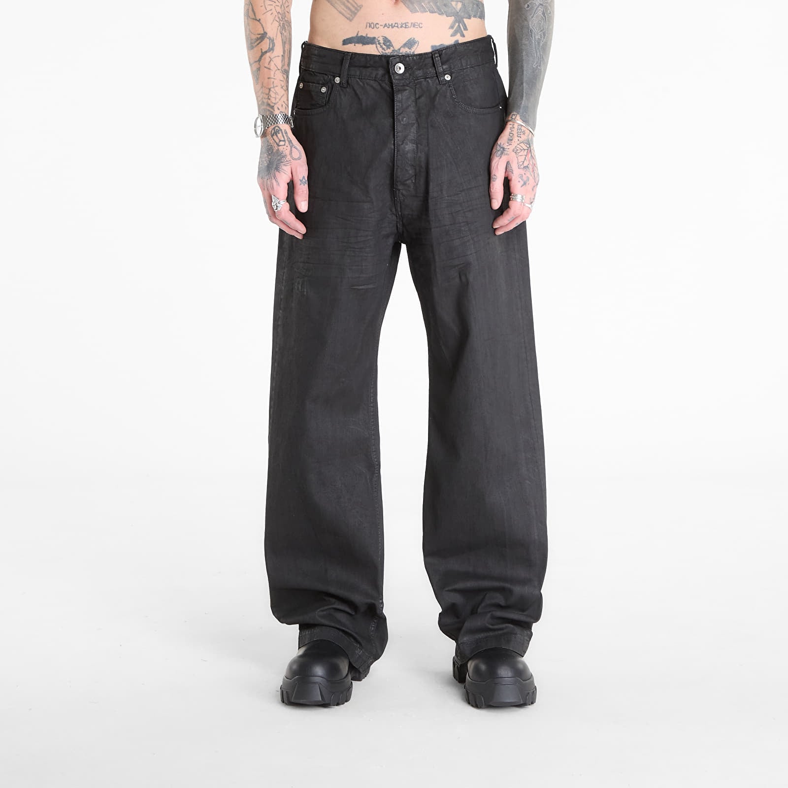 Jeans für Männer Rick Owens DRKSHDW Geth Jeans Black
