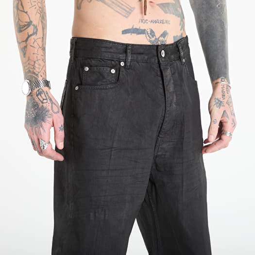 Men's jeans Rick Owens DRKSHDW Geth Jeans Black (DU01F4351 DBK 09