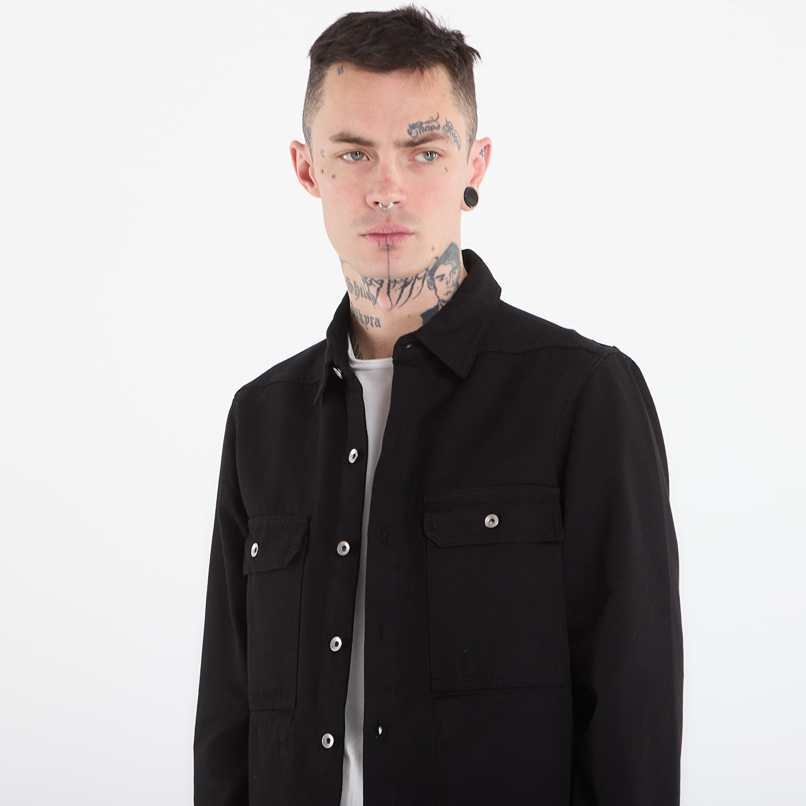 Jakker til mænd Rick Owens DRKSHDW Outershirt Jacket Black