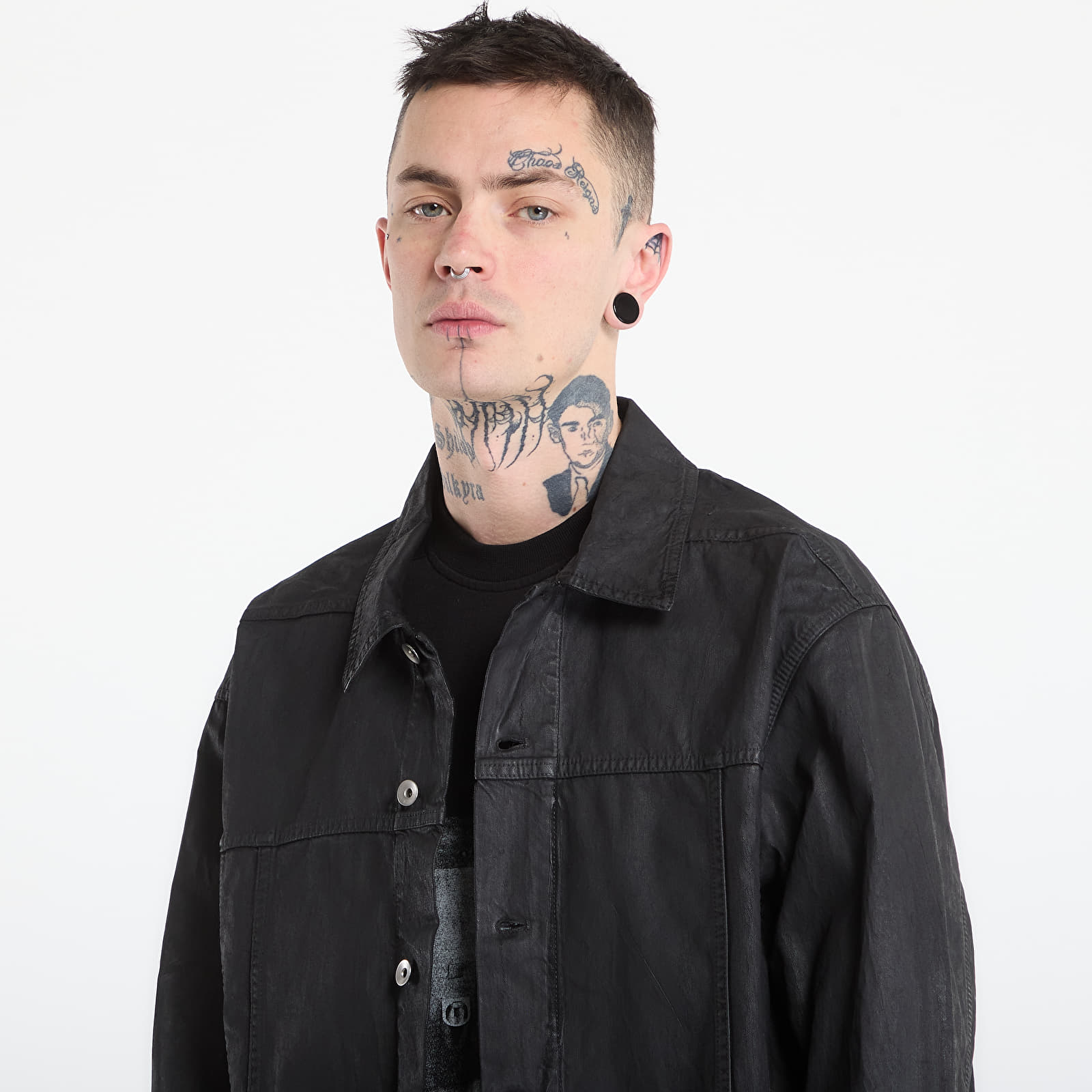 Jakker til mænd Rick Owens DRKSHDW Jumbo Worker Jacket Black