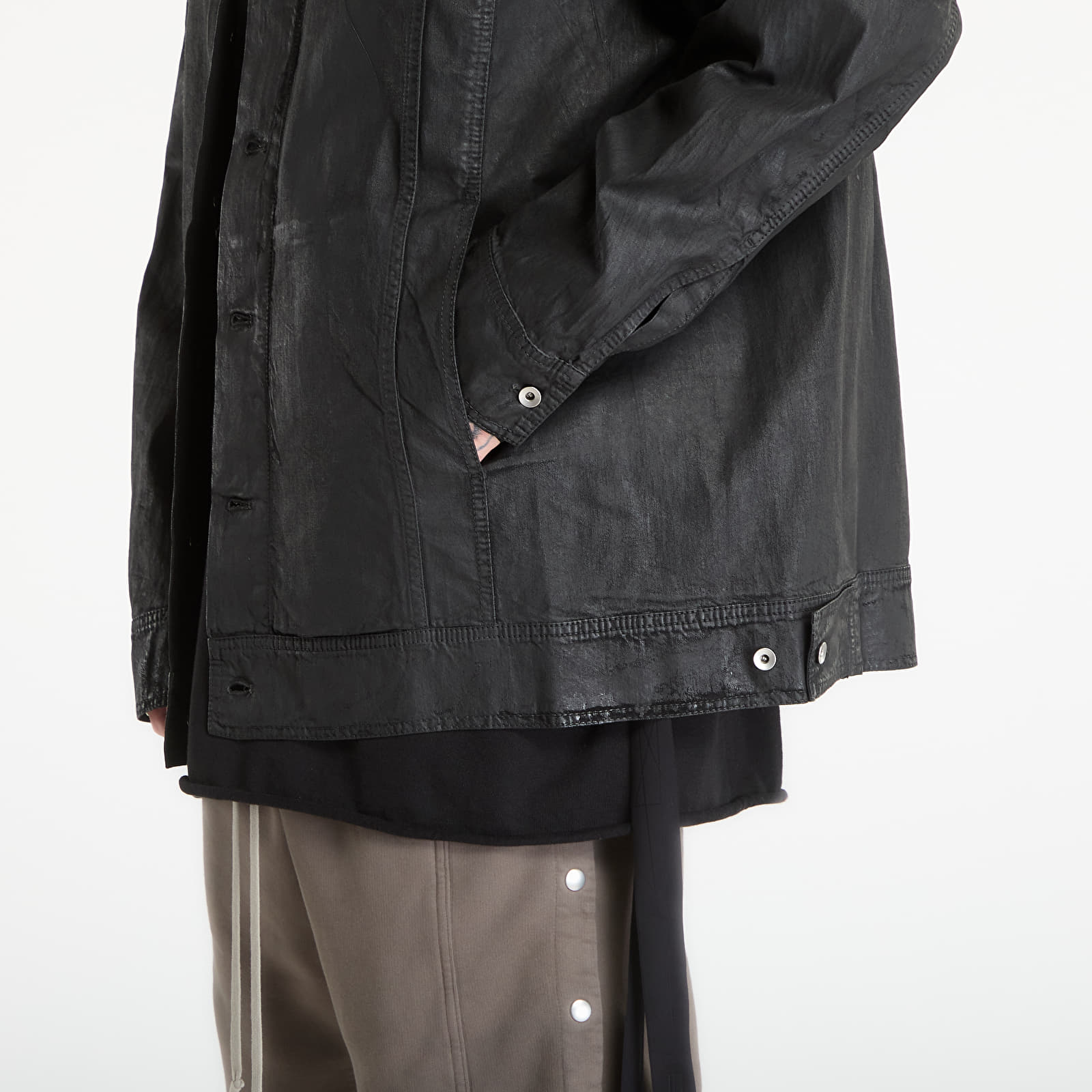 Jakker til mænd Rick Owens DRKSHDW Jumbo Worker Jacket Black