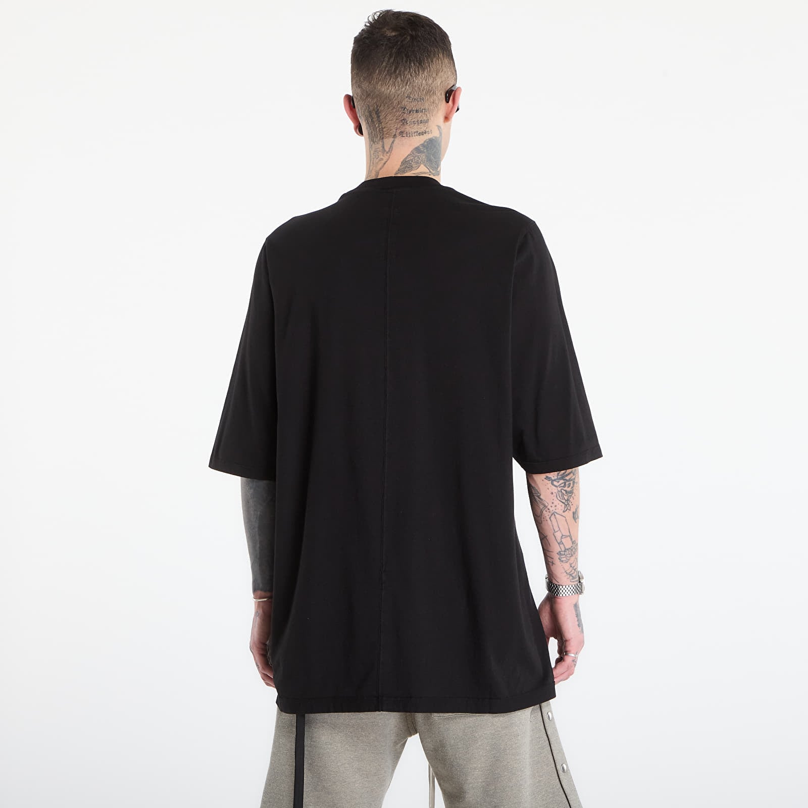Männer T-Shirts Rick Owens DRKSHDW Jumbo Ss T-Shirt Black/ Milk