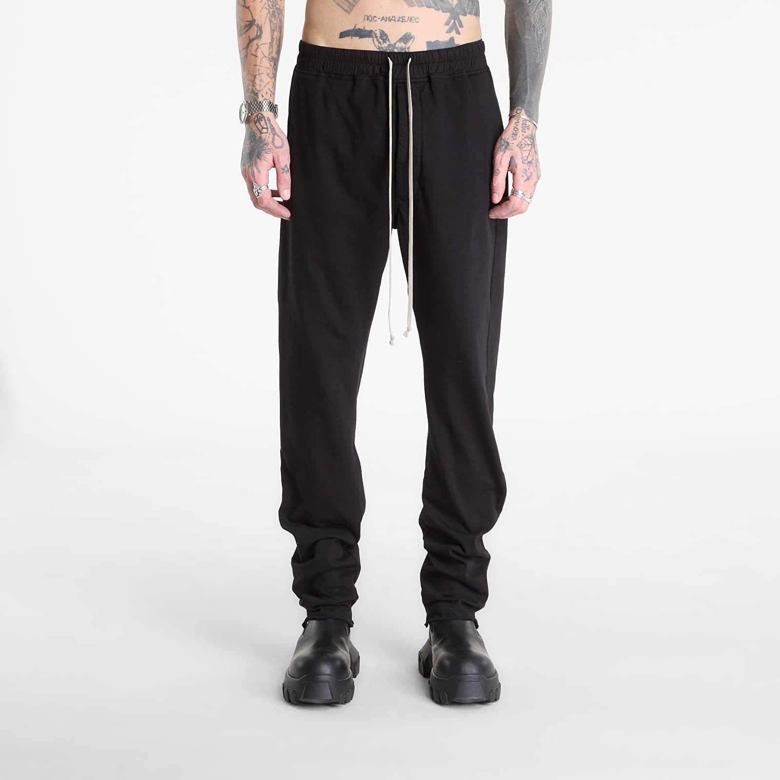 Hosen für Männer Rick Owens DRKSHDW Berlin Drawstring Pants Black