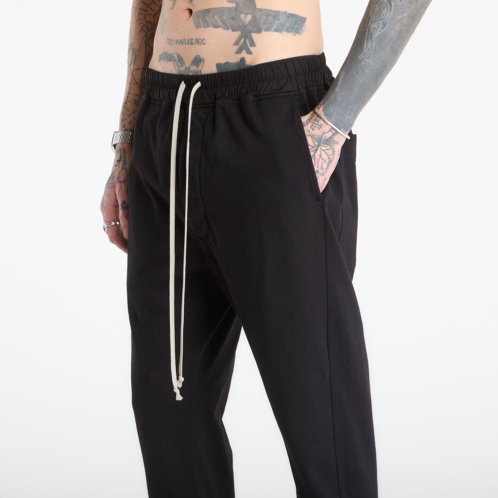 Hosen für Männer Rick Owens DRKSHDW Berlin Drawstring Pants Black