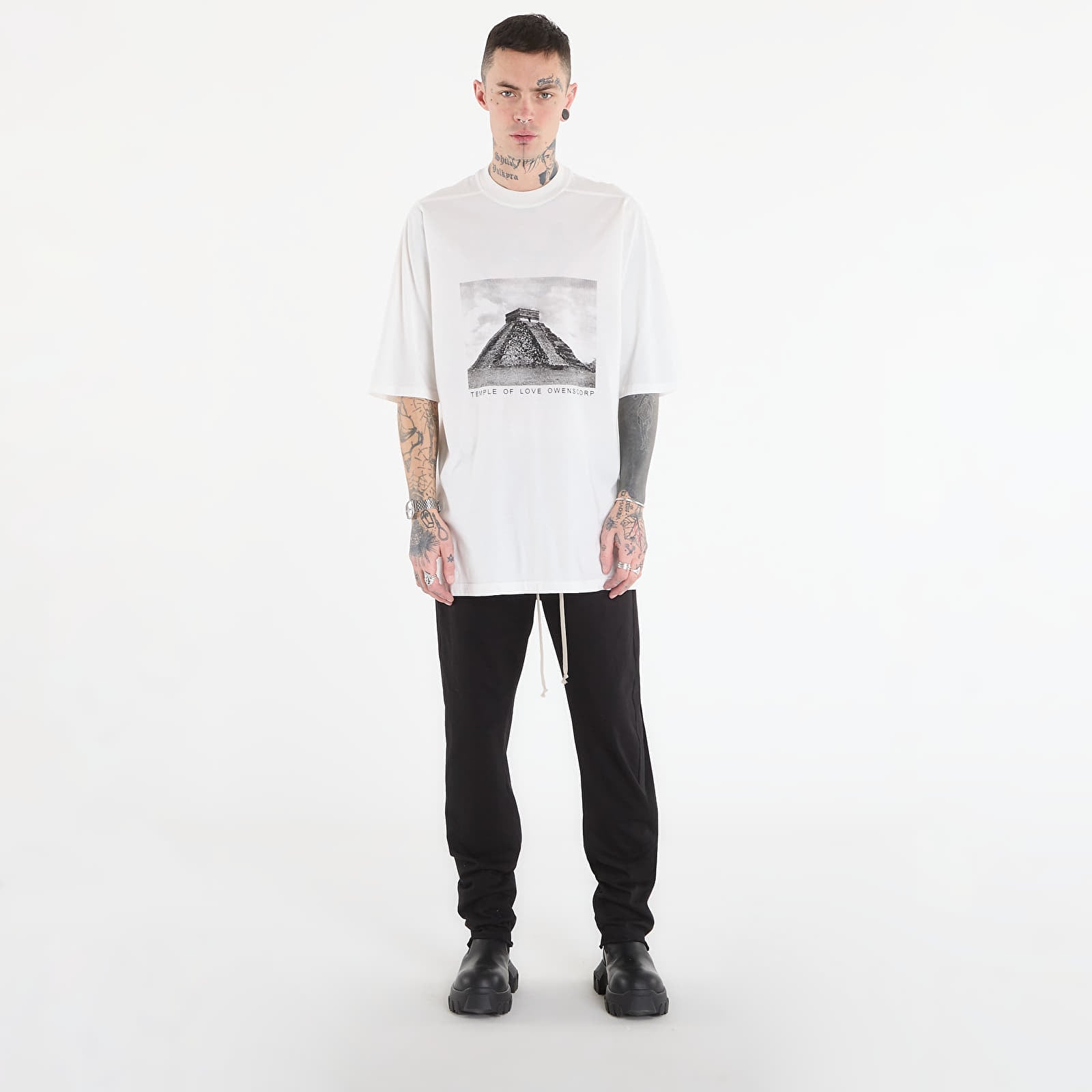 Hosen für Männer Rick Owens DRKSHDW Berlin Drawstring Pants Black