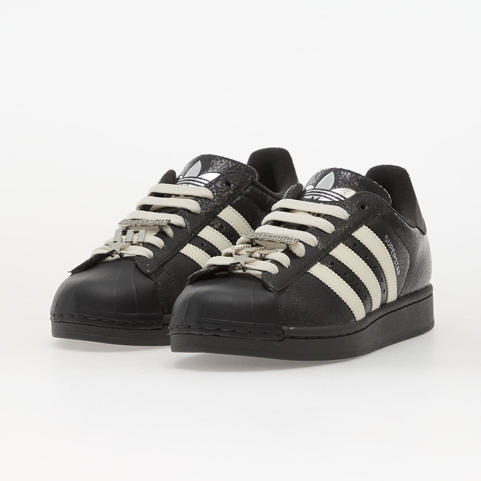 Buty damskie adidas Superstar II W Carbon/ Off White/ Silver Metallic