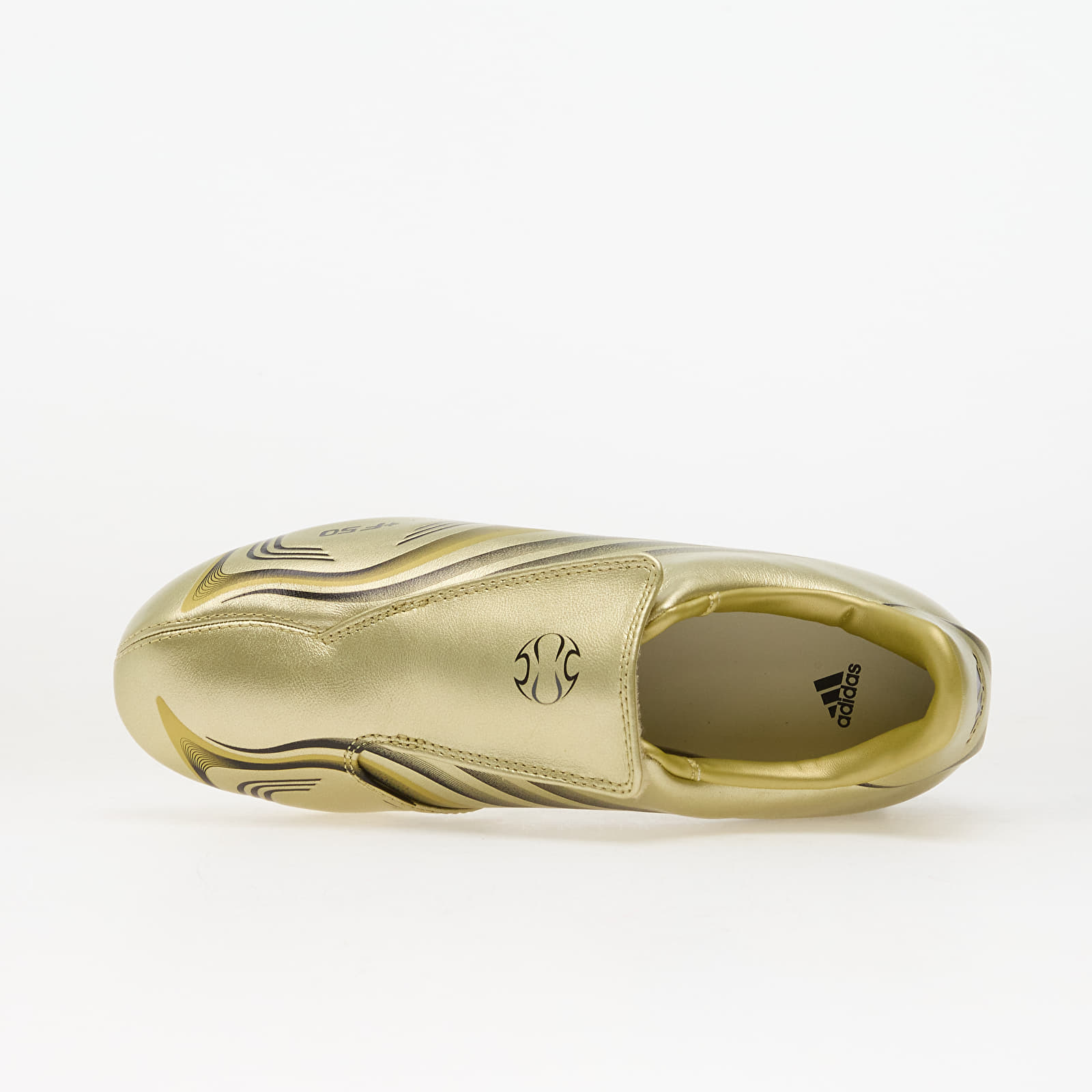 Women's shoes adidas Taekwondo F50 W Gold Metallic/ Core Black/ Off White