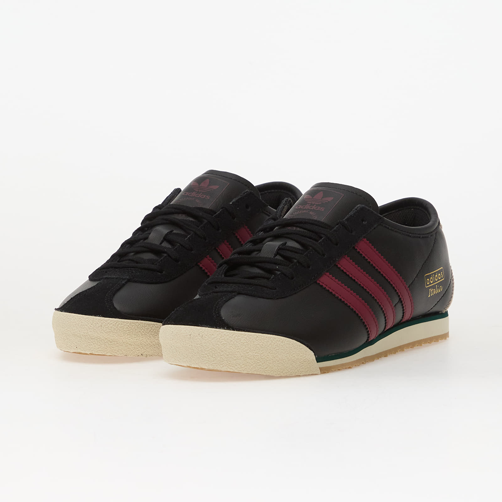 Herren Sneaker und Schuhe adidas Italia 70S Core Black/ Shadow Red/ Wonder Beige