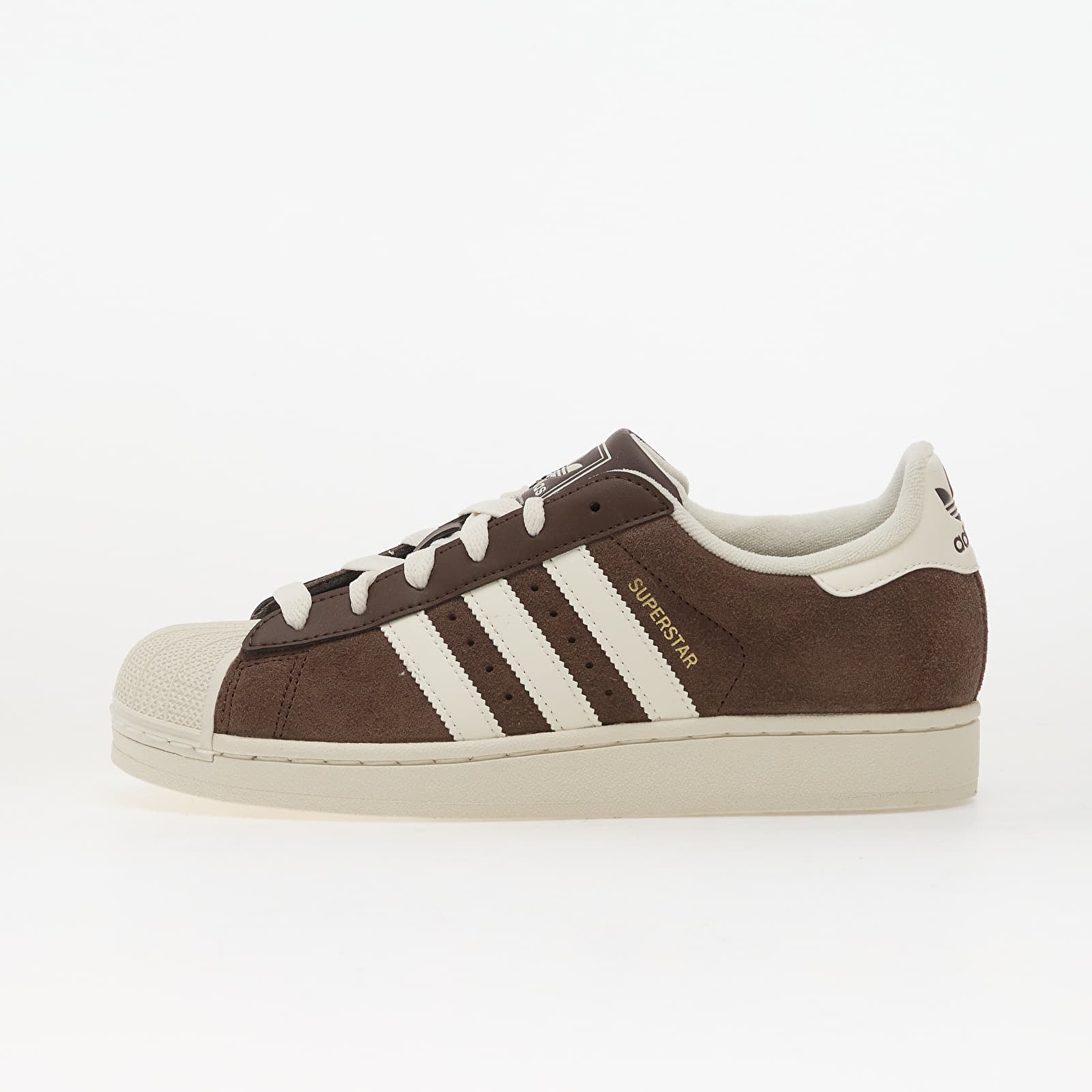Naisten kengät adidas Superstar II W Shale Brown/ Off White/ Gold Metallic
