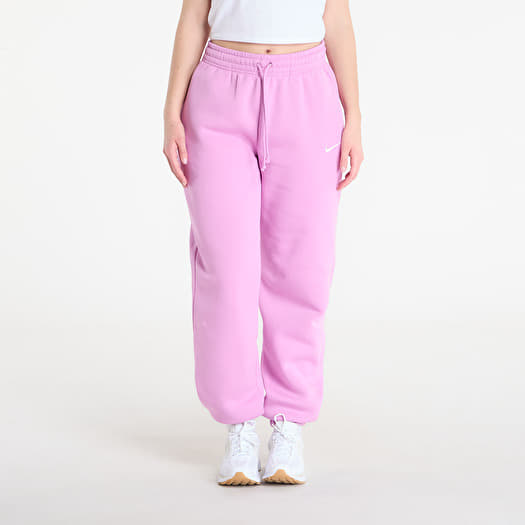 Verryttelyhousut Nike Sportswear Phoenix Fleece Women's High-Waisted Oversized Sweatpants Lt Magenta/ Sail