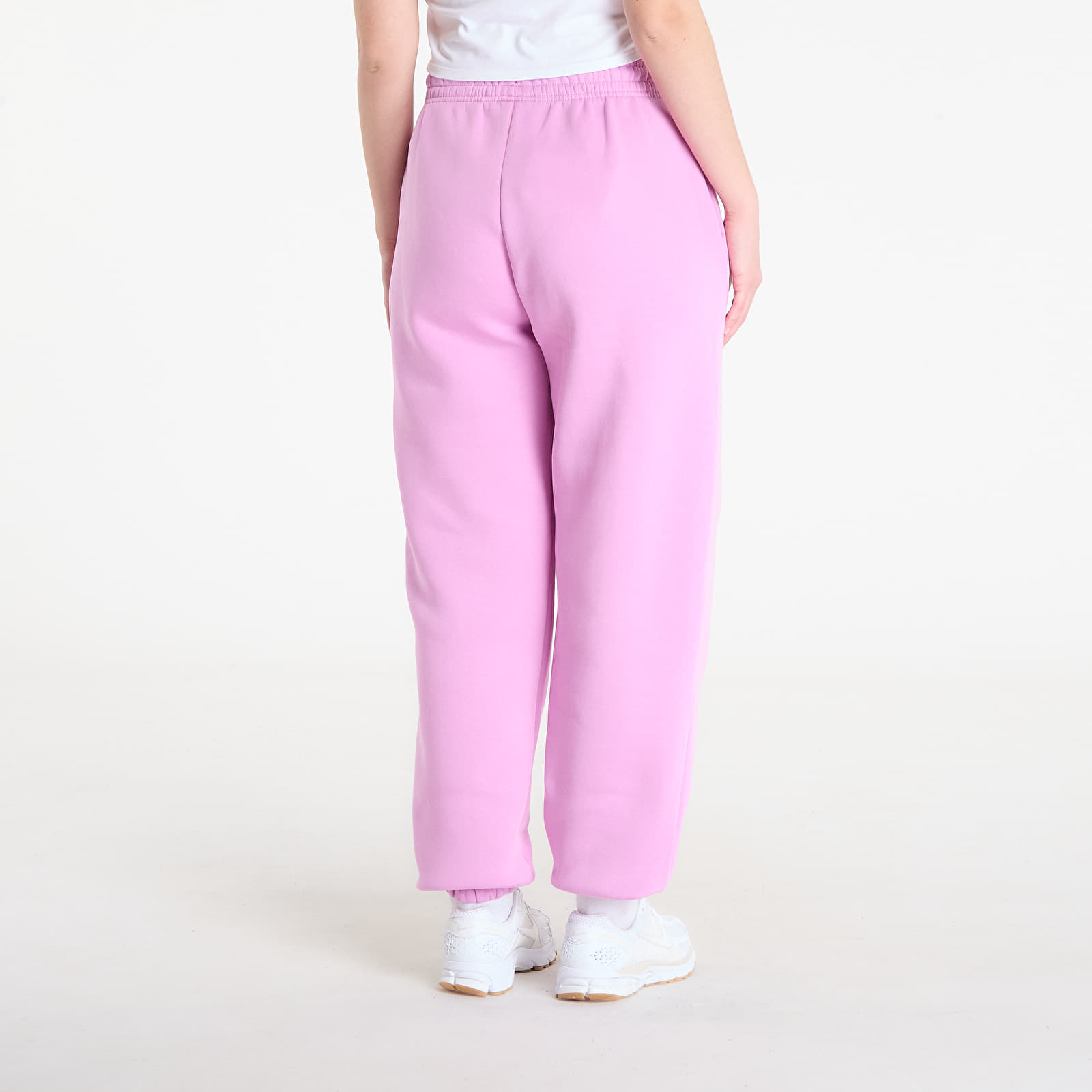 Jogginghosen für Frauen Nike Sportswear Phoenix Fleece Women's High-Waisted Oversized Sweatpants Lt Magenta/ Sail