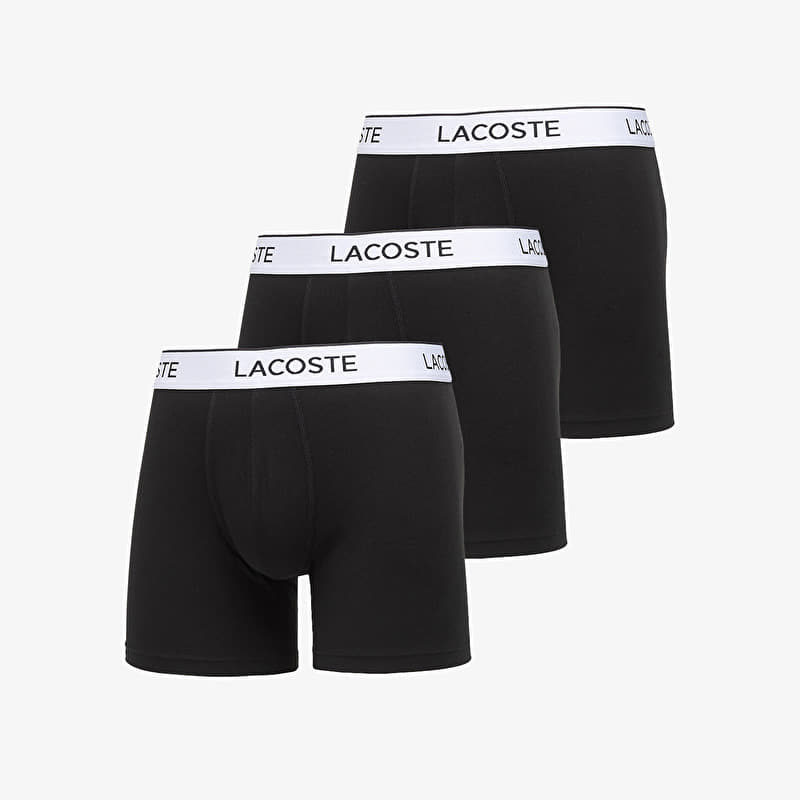 Caleçons LACOSTE Boxer Brief 3-Pack Black