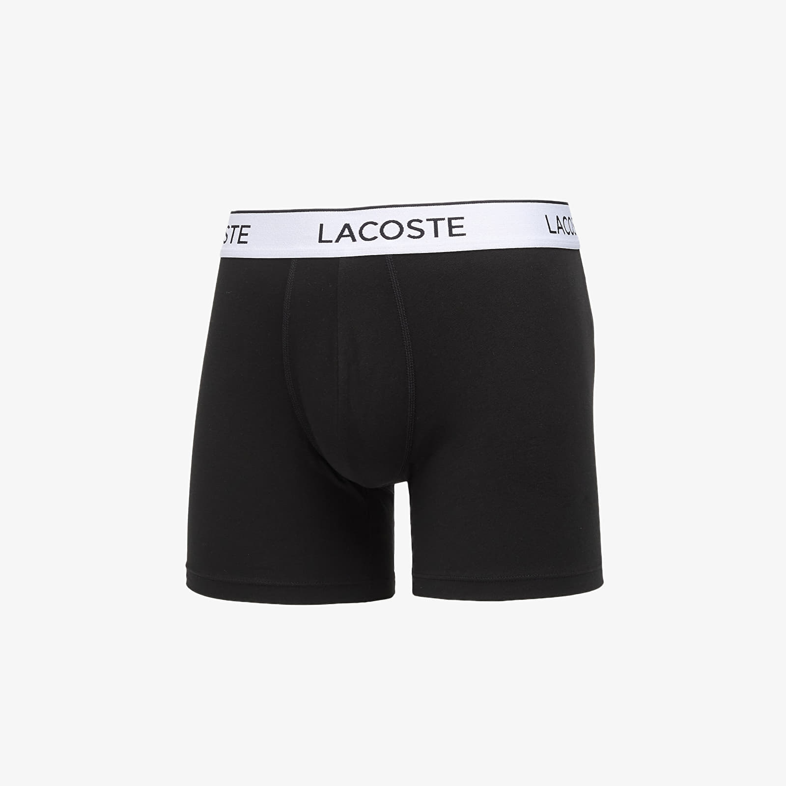 Pánské boxerky LACOSTE Boxer Brief 3-Pack Black