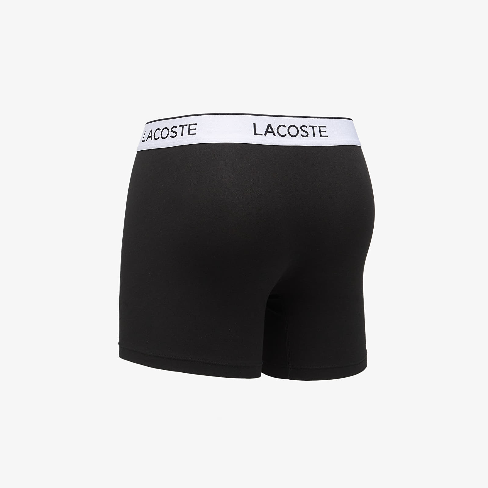 Pánské boxerky LACOSTE Boxer Brief 3-Pack Black
