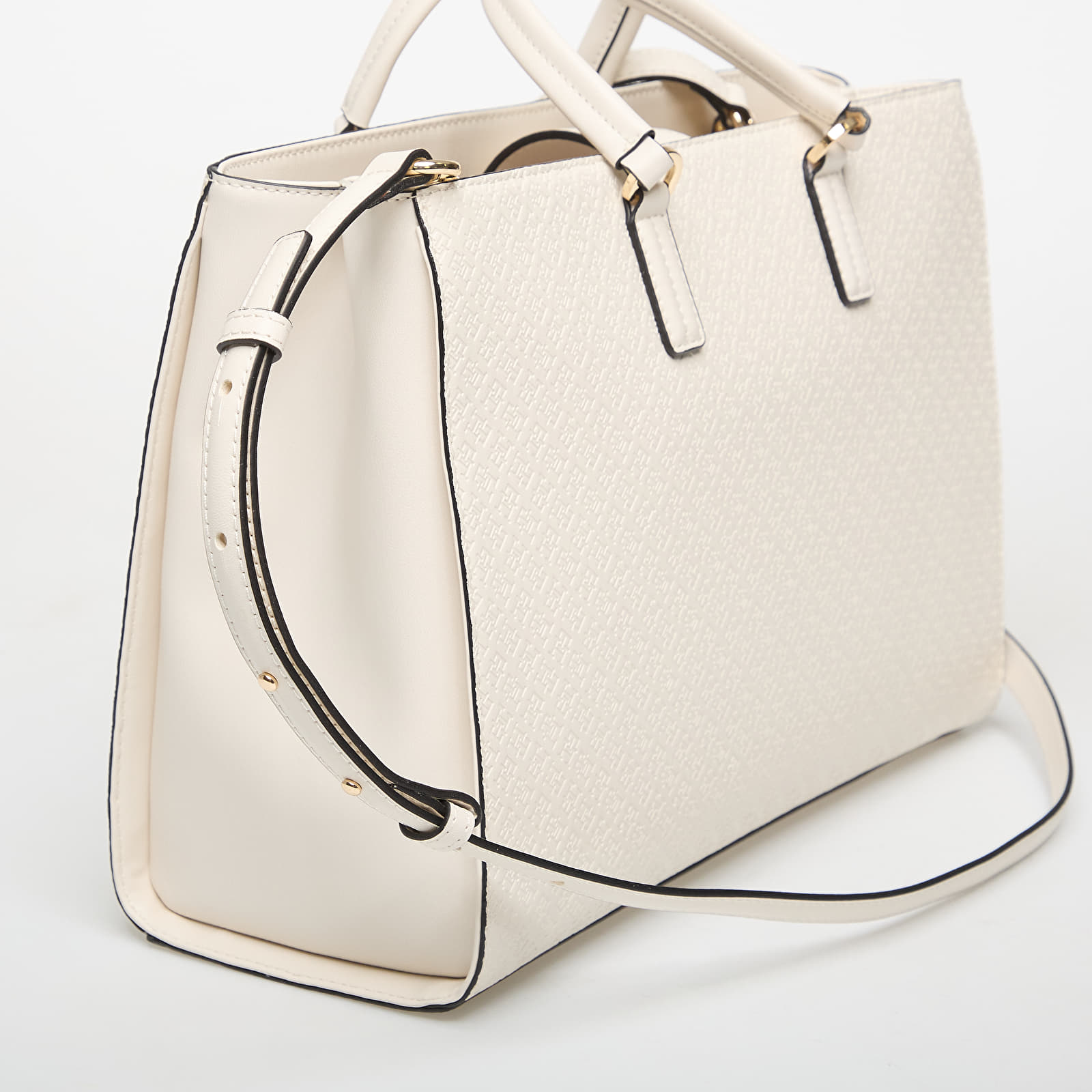 Håndvesker for kvinner Tommy Hilfiger Daily Satchel Mono White