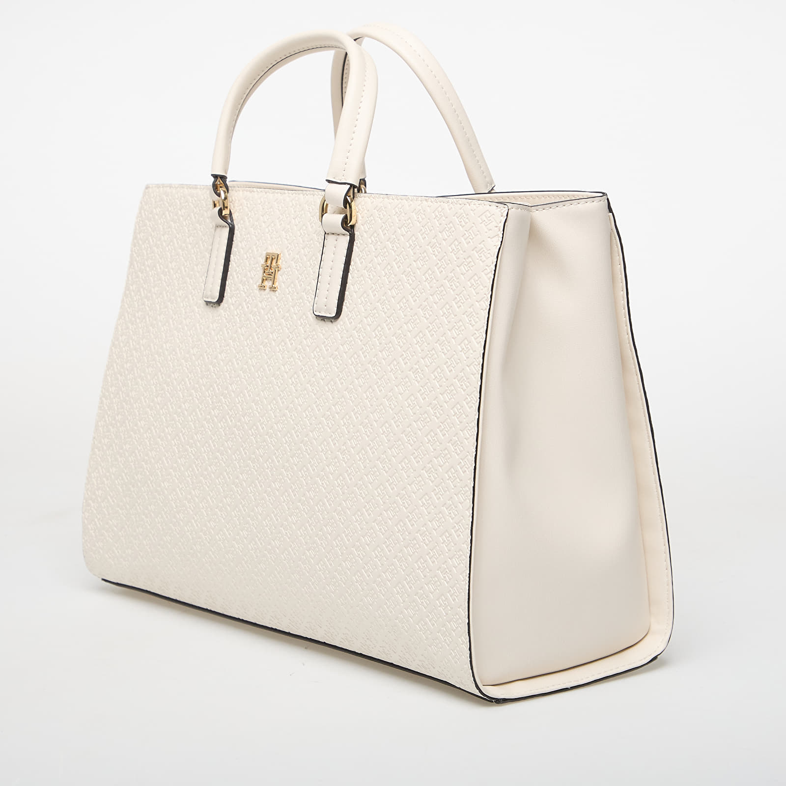 Håndvesker for kvinner Tommy Hilfiger Daily Satchel Mono White