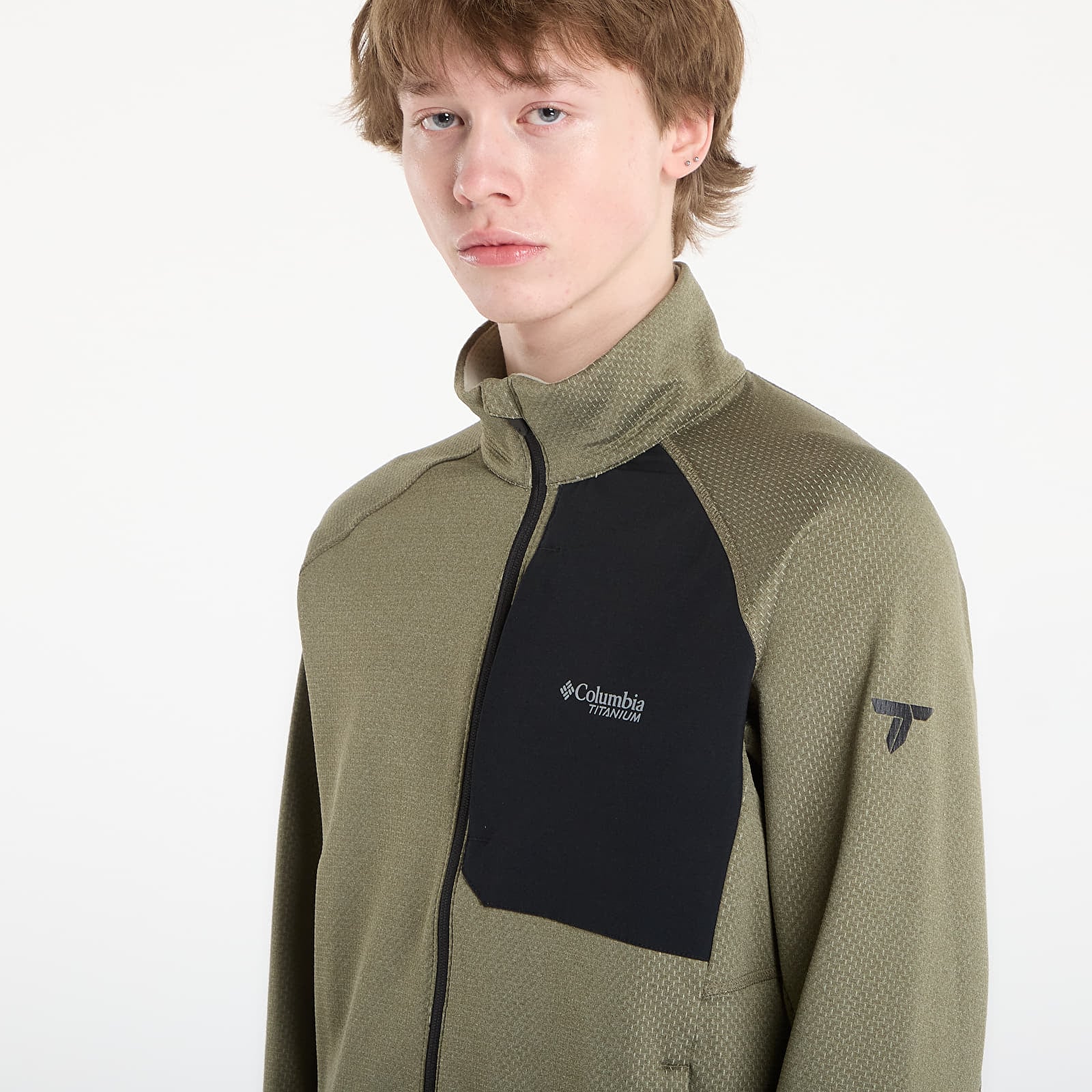 Hættetrøjer og sweatshirts Columbia Triple Canyon™ II Functional Grid Fleece Jacket Stone Green Heather/ Black