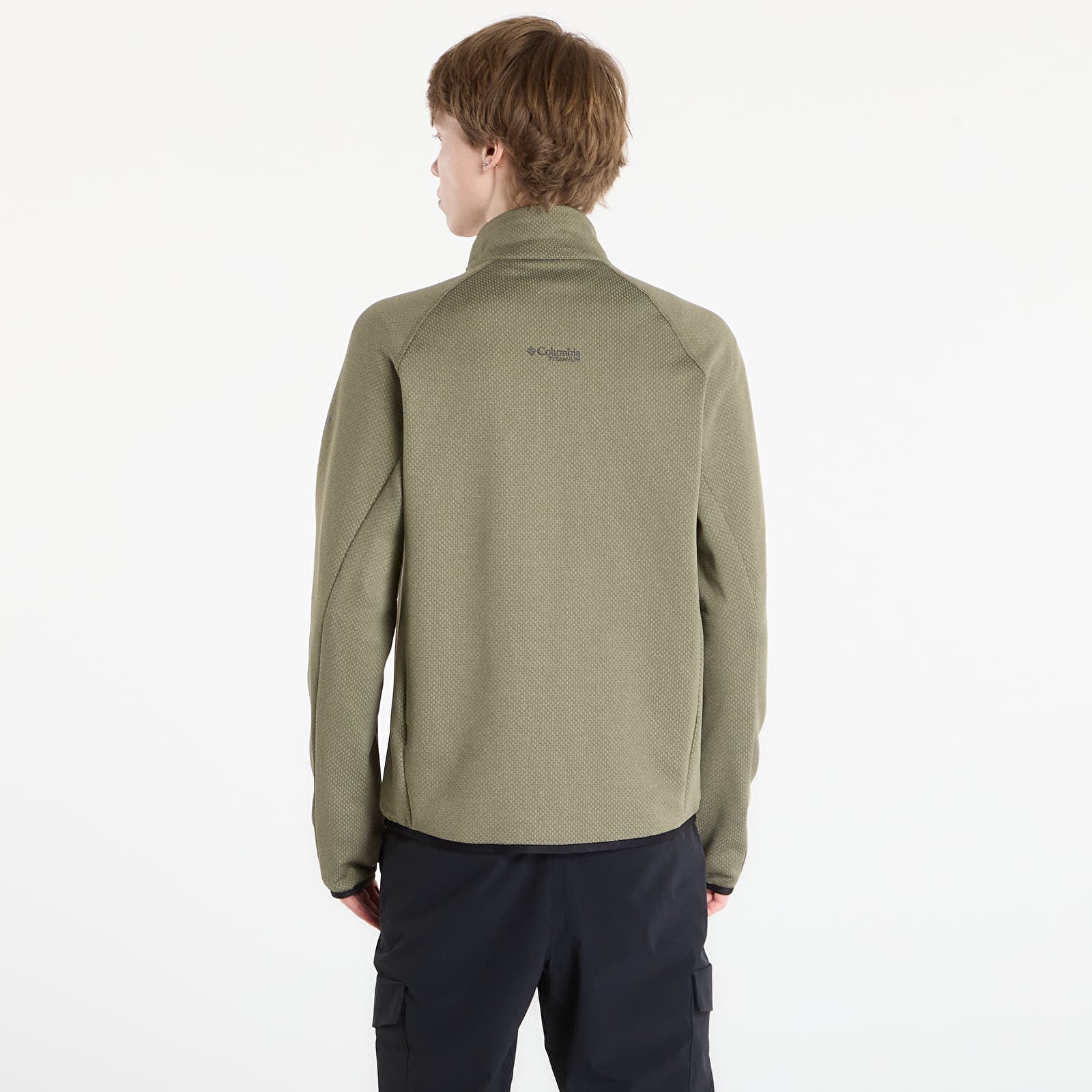Hættetrøjer og sweatshirts Columbia Triple Canyon™ II Functional Grid Fleece Jacket Stone Green Heather/ Black